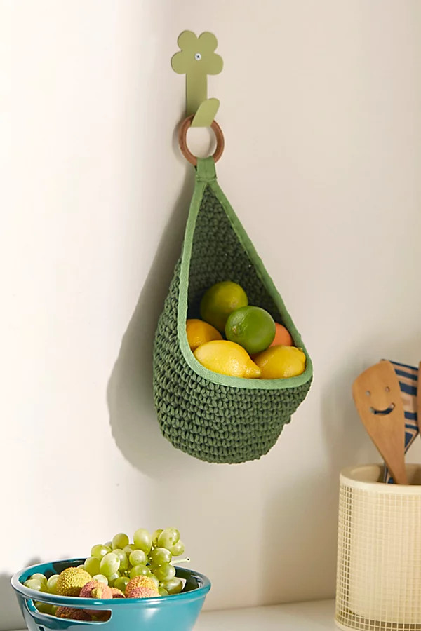 Macrame Produce Hanging Storage | Urban Outfitters (US and RoW)