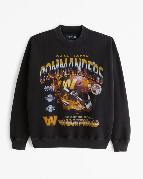 Washington Commanders Graphic Crew Sweatshirt | Abercrombie & Fitch (US)