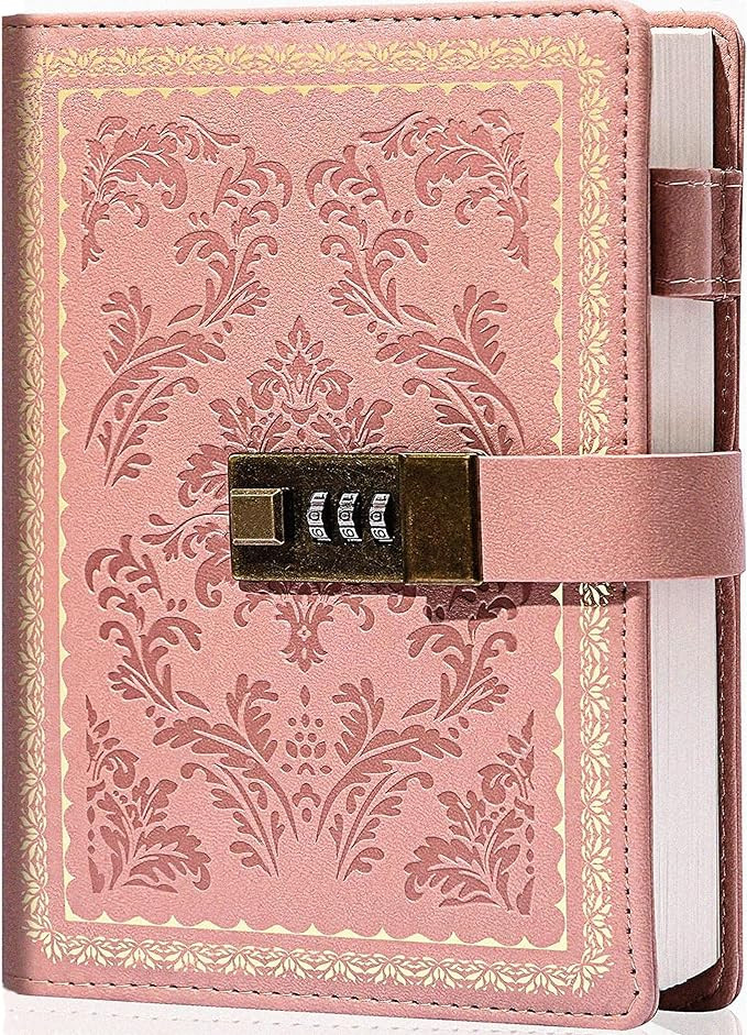 Lock Diary Vintage Journal with Lock for Women Leather Diary with Locks Refillable Personal Locki... | Amazon (US)