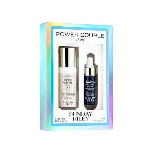 Sunday Riley Mini Power Couple Travel Kit, 0.4 fl. Oz | Amazon (US)