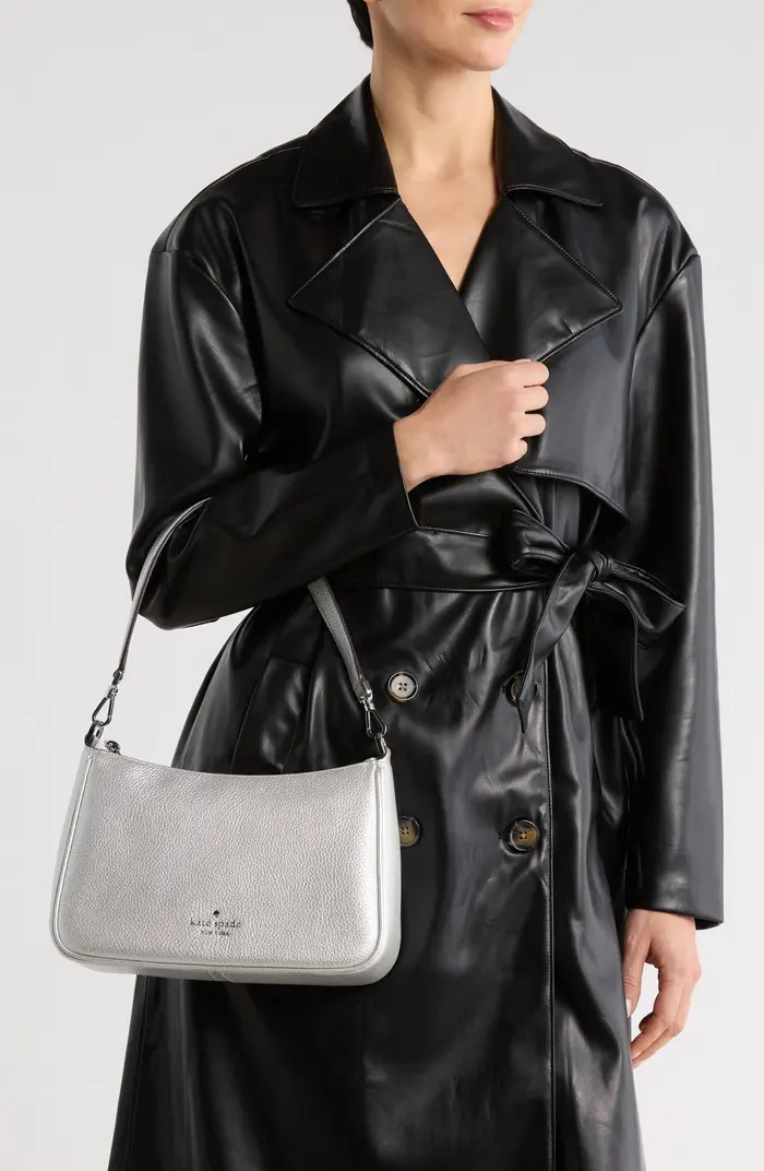 Kate Spade New York rosie metallic medium shoulder bag and pouch | Nordstromrack | Nordstrom Rack