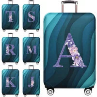 Luggage Covers 18-32inch Protector Travel Luggage Suitcase Protective Cover Stretch Dust Covers Print Purple Flower Series | AliExpress (US)