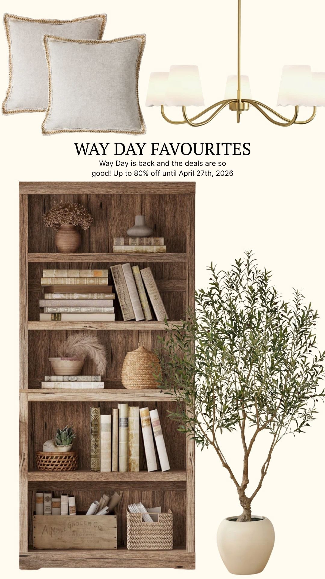 So many amazing pieces are part of Way Day right now until April 27th, 2026! Here are some of my faves. @wayfaircanada #wayfaircahome #wayfaircapartner