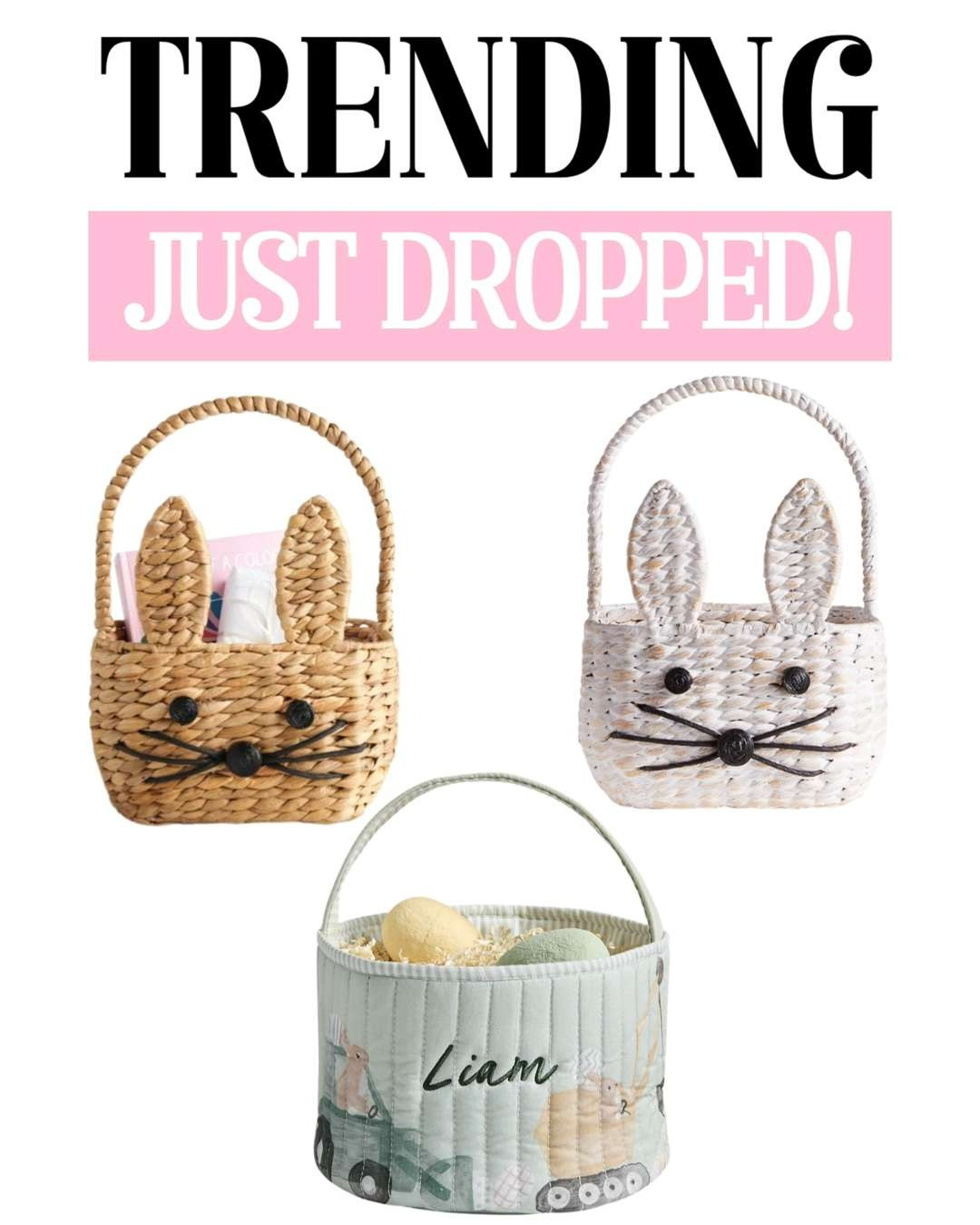 These Crate & Kids Easter baskets are absolutely precious and giving all the spring vibes! 🐰🌸 Think soft pastels, the sweetest bunny details, and heirloom-quality designs that make Easter morning feel extra magical. Perfect for egg hunts, basket stuffers, and creating those picture-perfect memories year after year! 🥚✨

#LTKSeasonal #LTKHome #LTKKids #LTKSpringSale #LTKmomlife 

 #LTKSeasonal #LTKHome #LTKKids