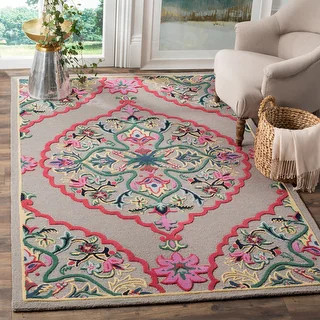 SAFAVIEH Handmade Bellagio Junie Medallion Wool Rug - Overstock - 14248905 | Bed Bath & Beyond