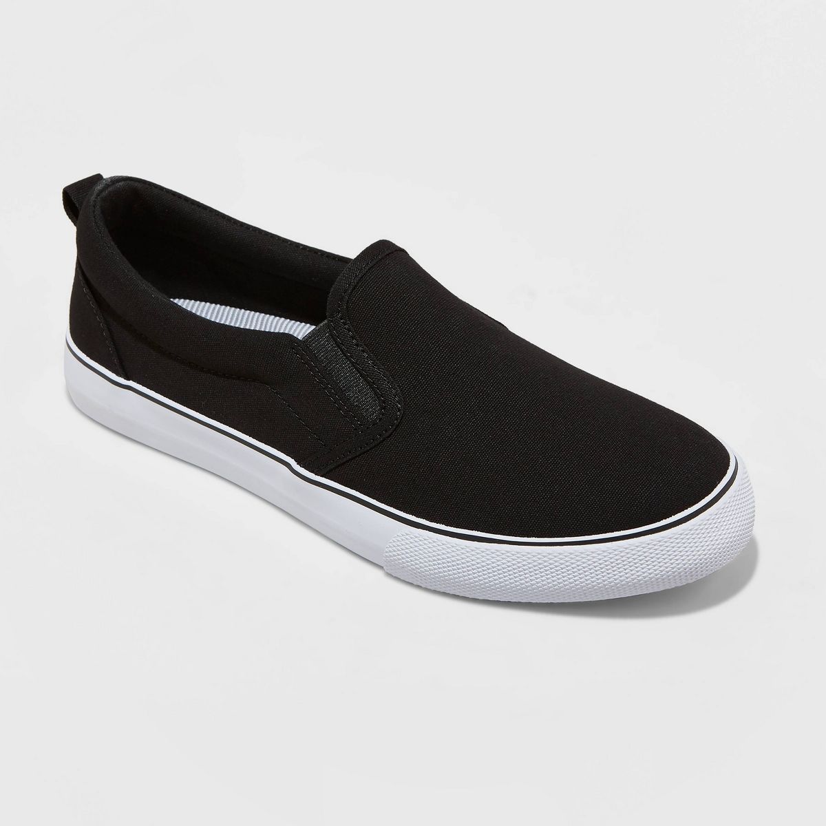 Women's Millie Twin Gore Slip-On Sneakers - A New Day™ Black 9 | Target