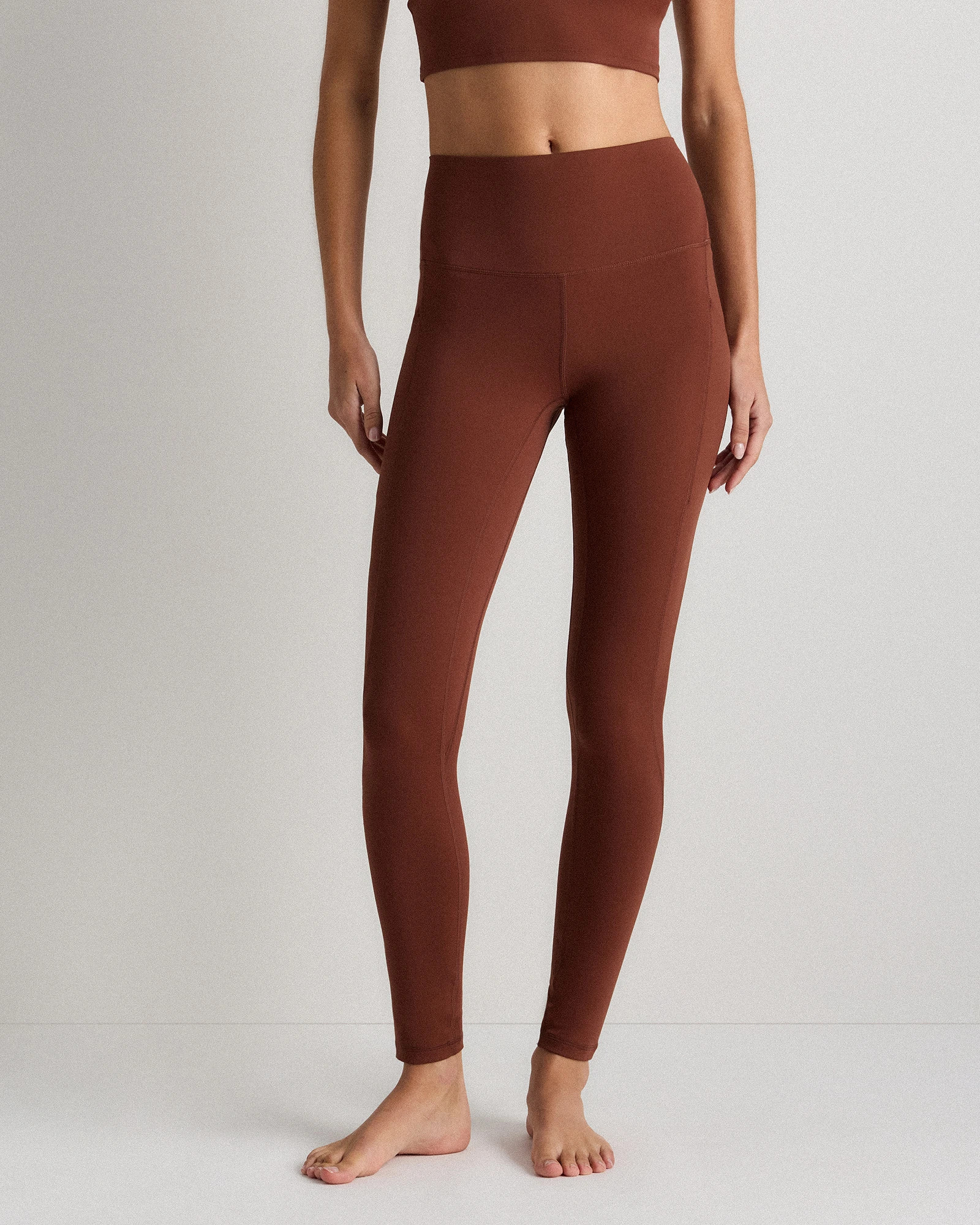 Ultra-Form High-Rise Pocket Legging in Redwood Brown | Quince