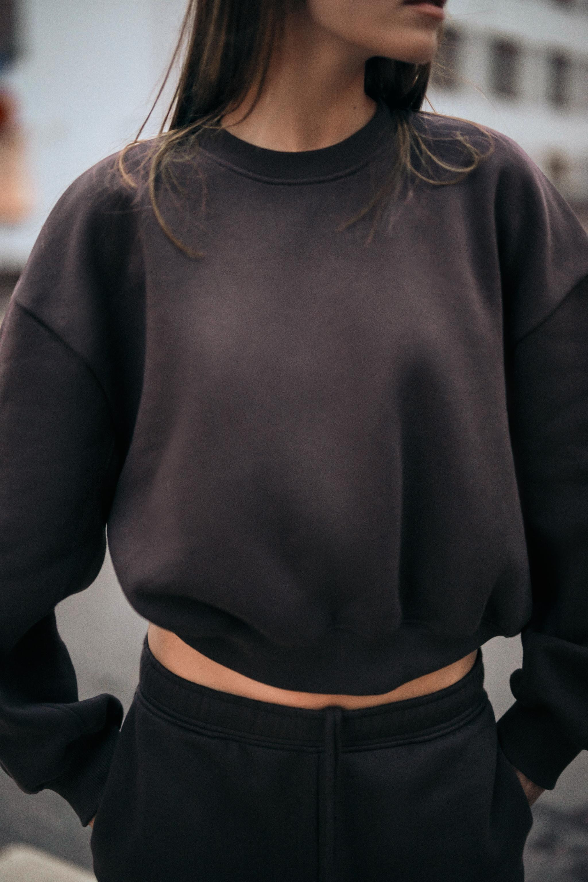 BASIC FLEECE SWEATSHIRT | Zara Canada