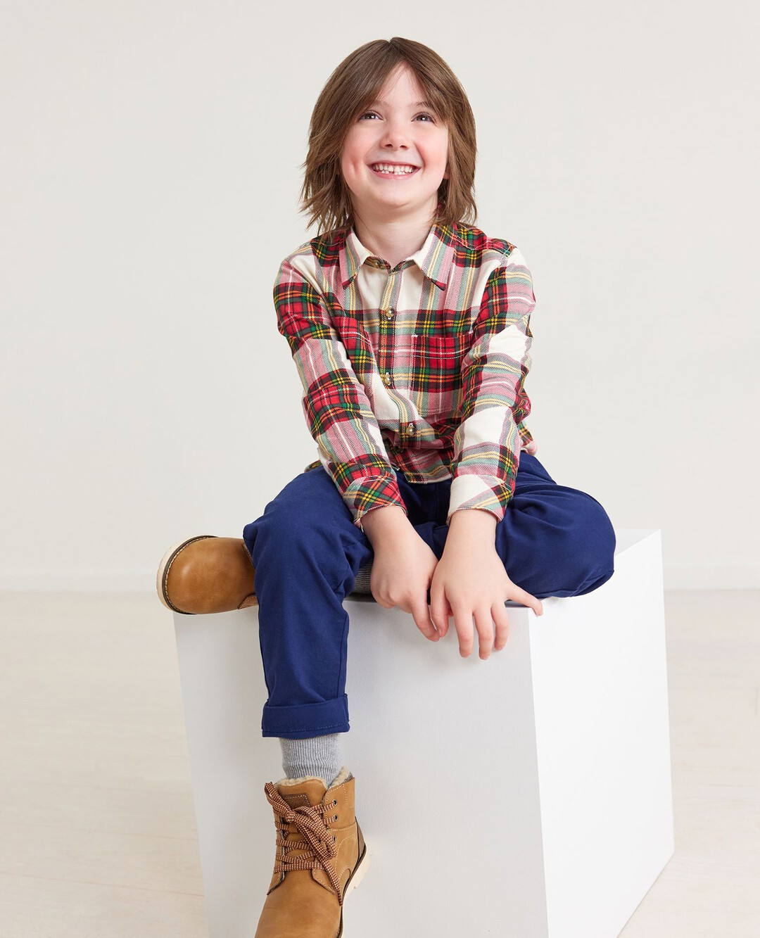 Button Down In French Terry | Hanna Andersson