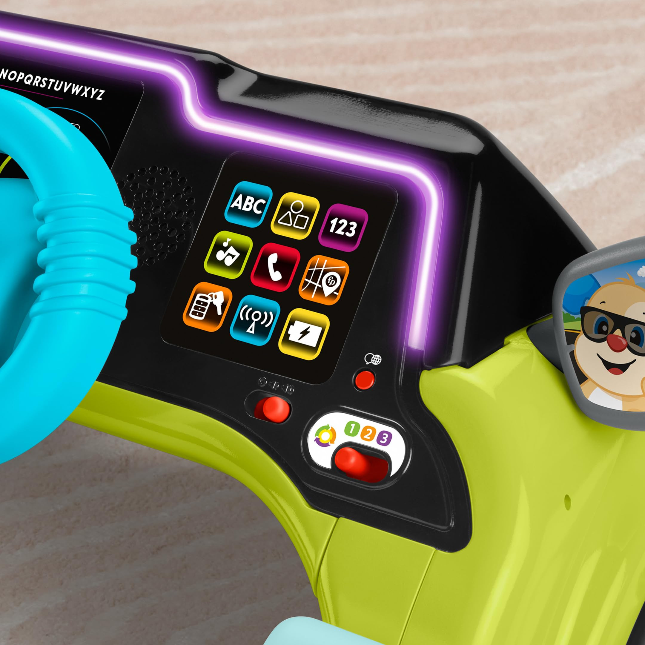 Fisher-Price Baby & Toddler Learning Toy Laugh & Learn Sit & Steer Driver Car Activity Center wit... | Amazon (US)