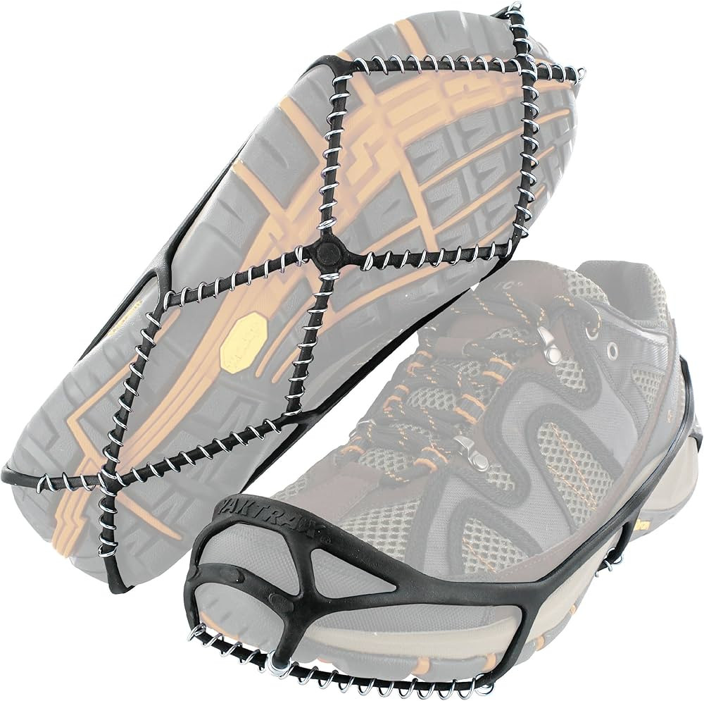 Yaktrax Walker Traction Cleats for Snow and Ice, Black, Medium | Amazon (US)