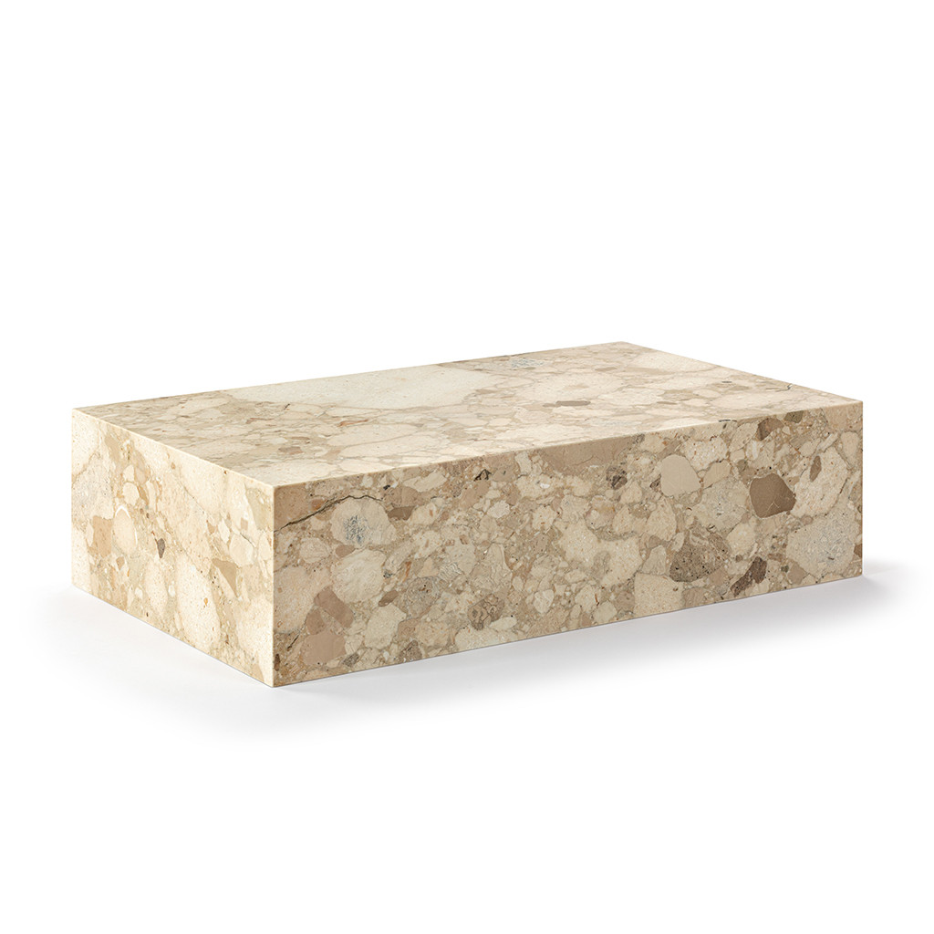 Kaia Marble Plinth Block Large Coffee Table | Eternity Modern