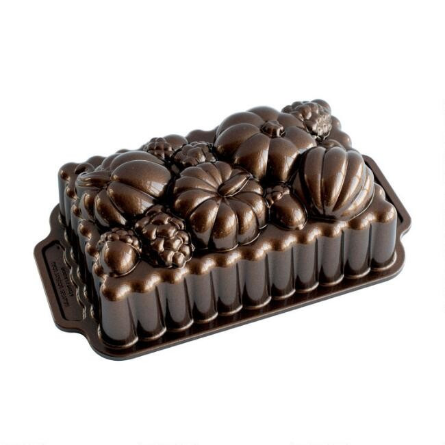 Nordic Ware Nonstick Aluminum Harvest Bounty Loaf Pan | World Market