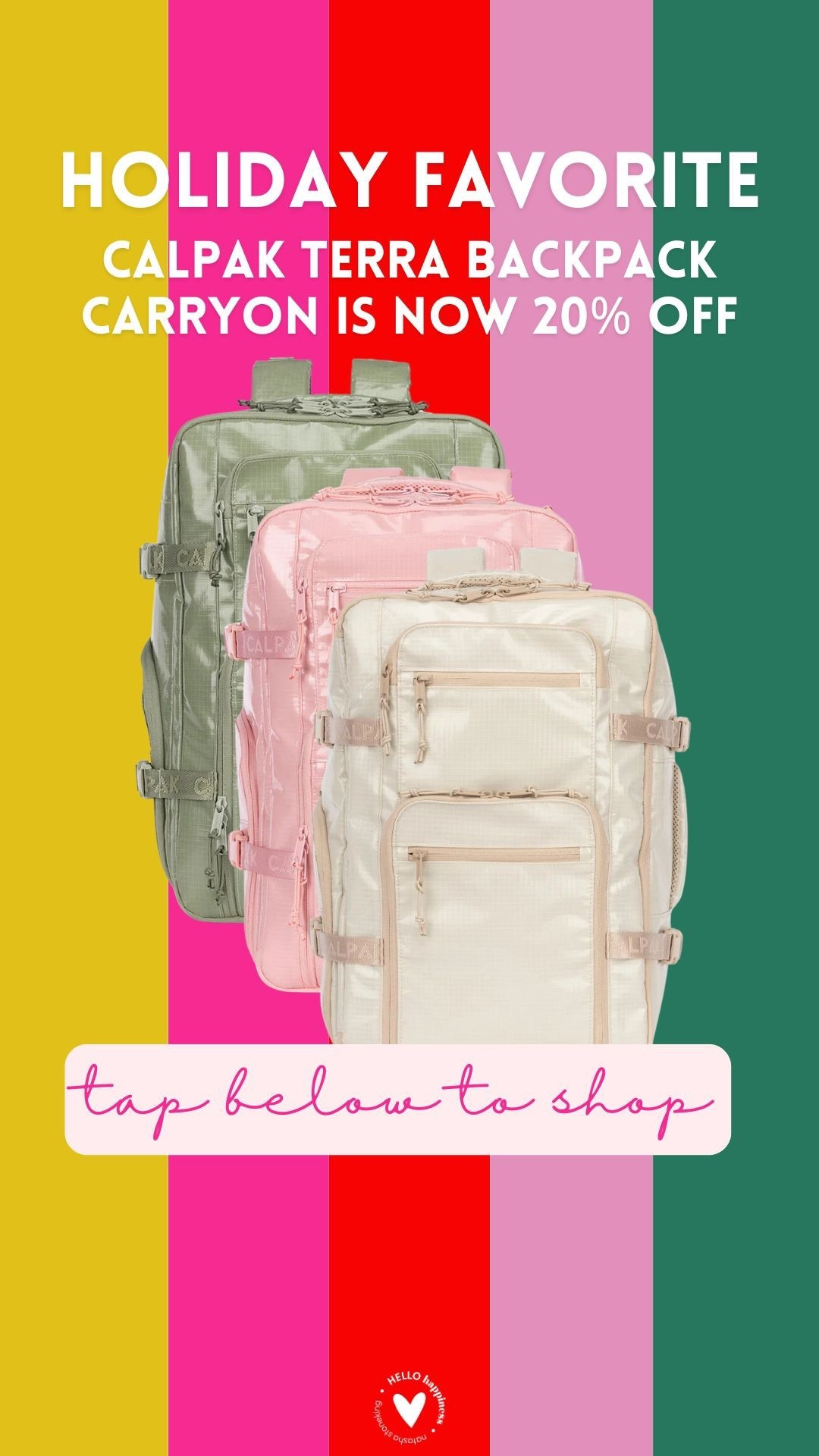 holiday favorite | calpak terra backpack carryon now 20% off 

#LTKHoliday #LTKSaleAlert #LTKGiftGuide