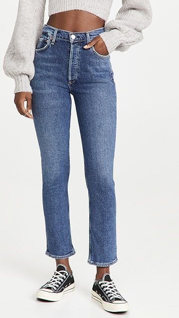 Charlotte High Rise Straight Jeans | Shopbop