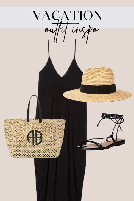 Vacation outfit inspiration

Maxi dress - beach cover up - straw hat - strapless sandals - vacation style 

#LTKunder50 #LTKstyletip #LTKunder100