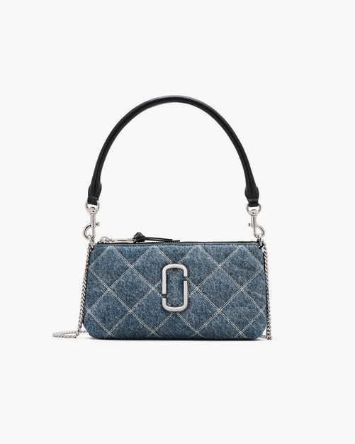 The Quilted Denim Snapshot Convertible Shoulder Bag | Marc Jacobs