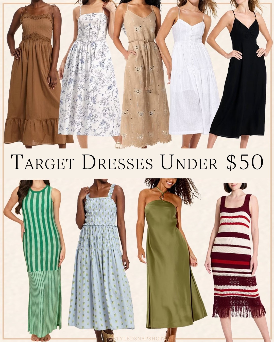 Target dresses under $50