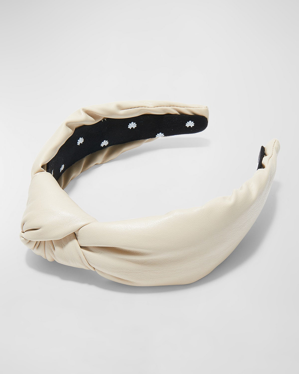 Knotted Faux Leather Headband | Neiman Marcus