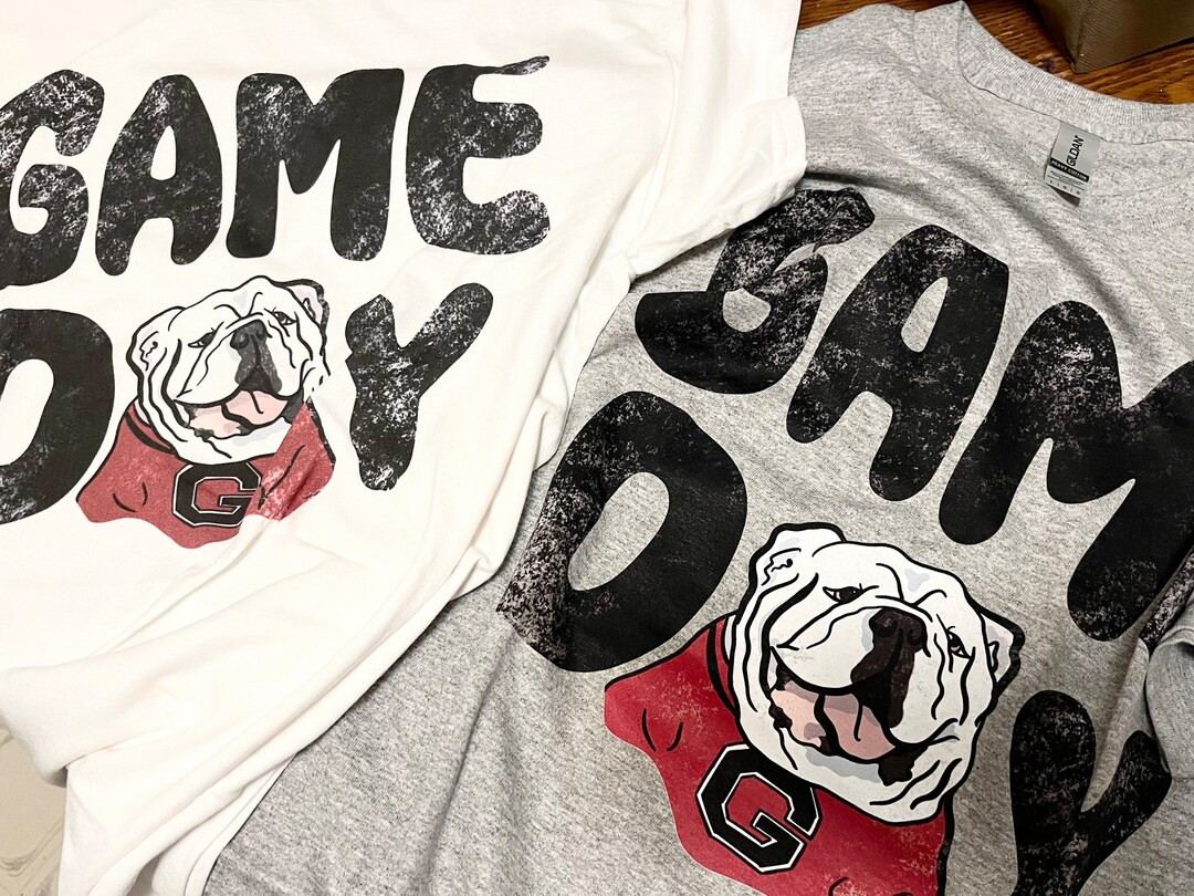 Game Day Graphic Tee Georgia Bulldogs Game Day Saturday Game - Etsy | Etsy (US)