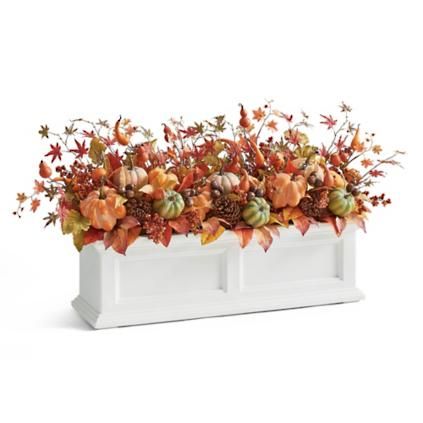 Harvest Pumpkin Window Box Filler | Grandin Road