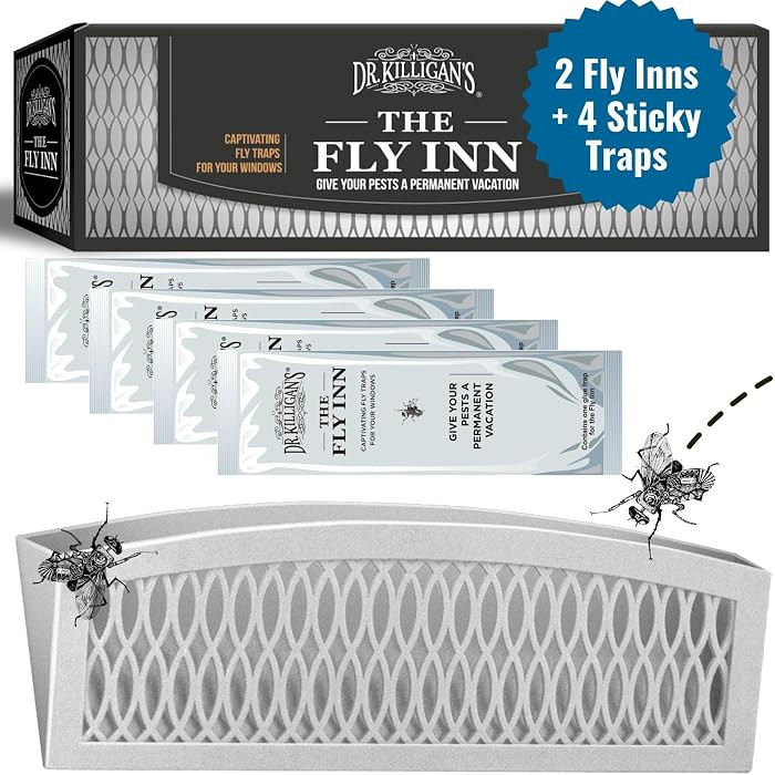 Dr. Killigan's The Fly Inn | Sticky Window Traps | Indoor Insect Trap | Catches and Hides Bugs | ... | Amazon (US)