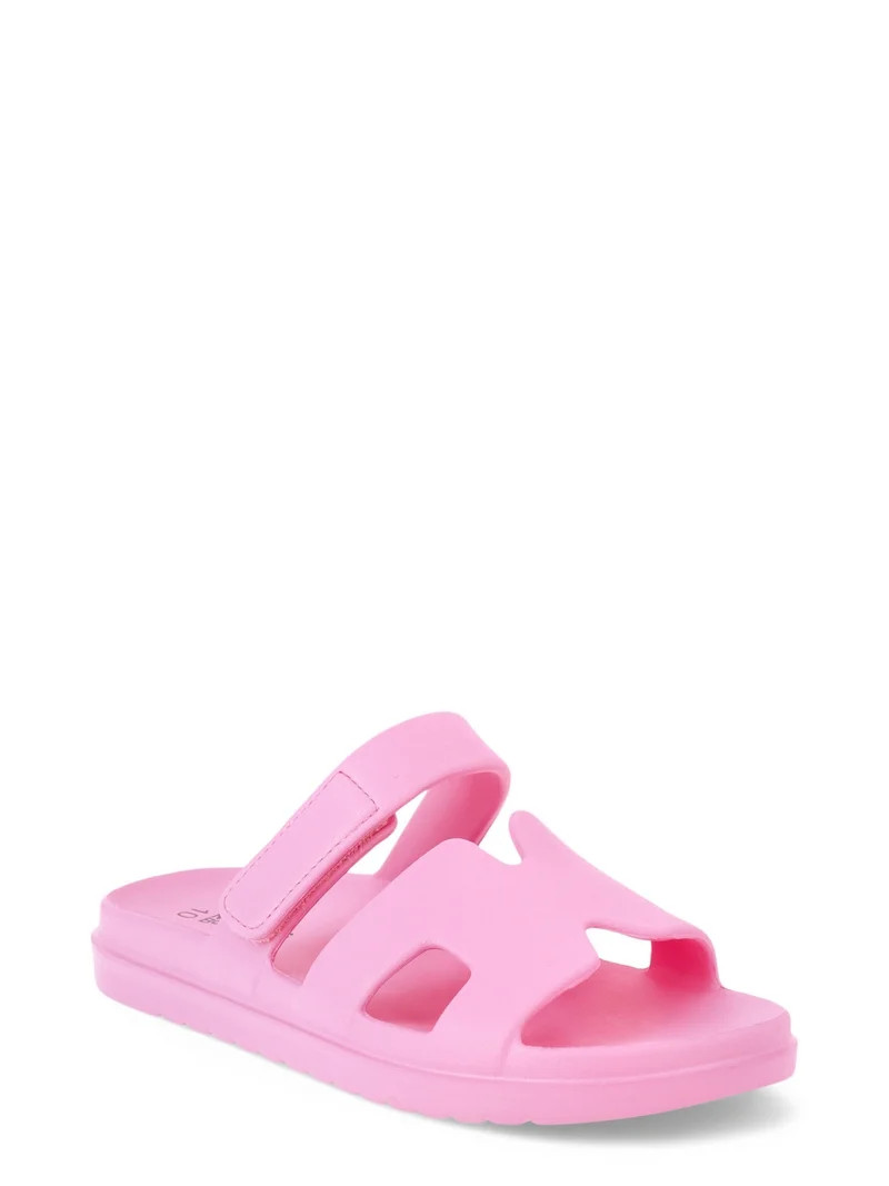 No Boundaries Women's Geo Slide Sandals | Walmart (US)