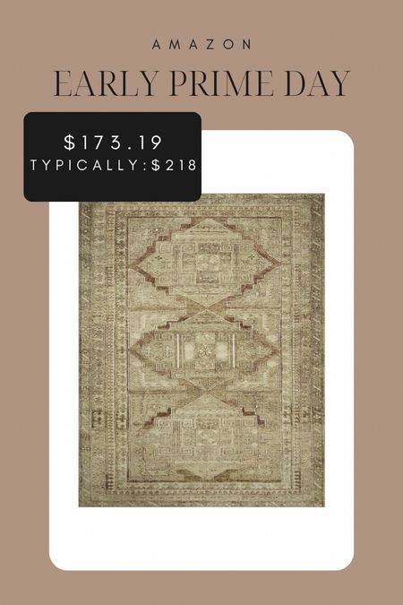 My living room rug is on sale! It was $286 when I got it. It’s much lighter and more neutral IRL! Brown and cream rug, prime day deal, magnolia x loloi, tribal rug, brown and beige vintage inspired rug, soft rug, tan rug, Amazon home finds 

#LTKhome #LTKxPrimeDay