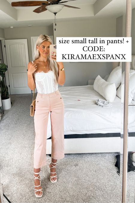 code: KIRAMAEXSPANX for the pants! love these so much for spring and summer time. perfect for church, the office, or date night 💖 

#LTKstyletip #LTKSeasonal #LTKshoecrush