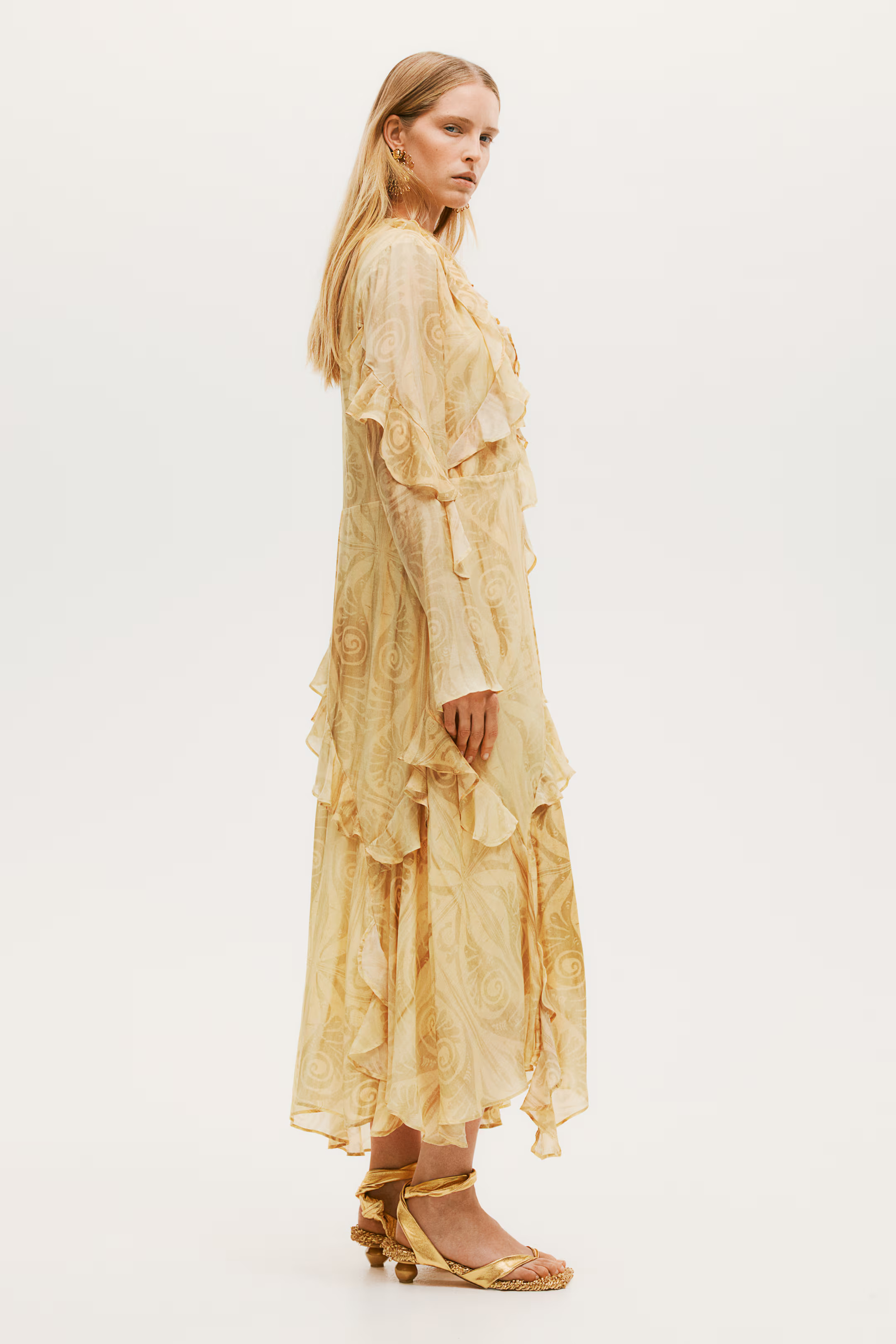 Ruffled Patterned Dress | H&M (US + CA)