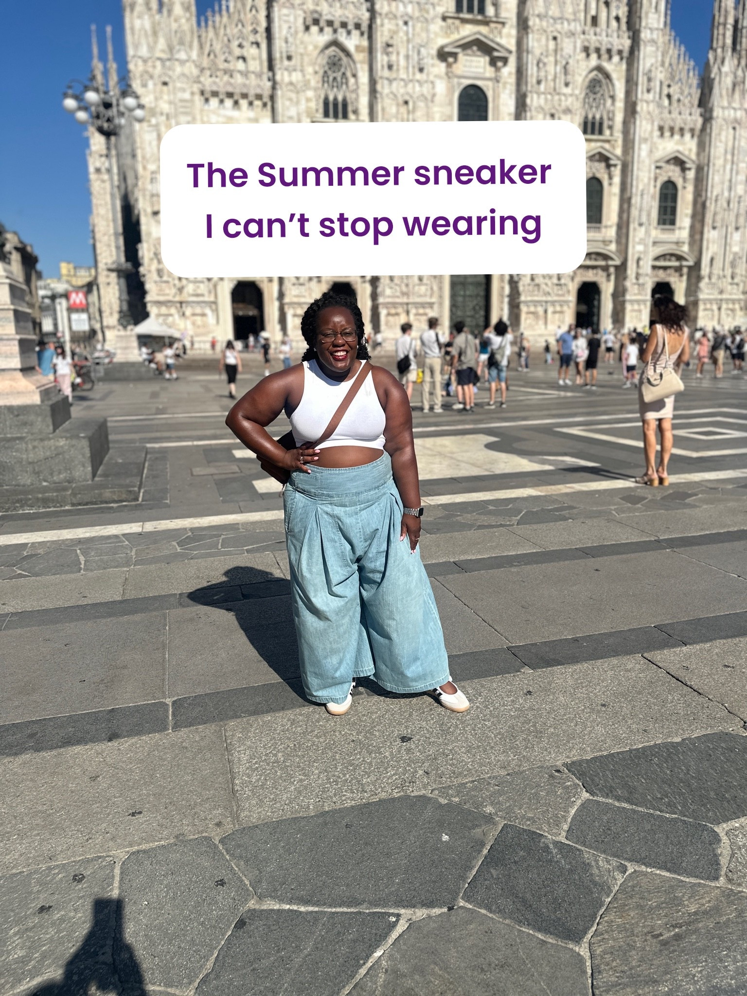I’ve found a Summer shoe that checks all the boxes.

✔️ Comfortable enough to wear all day.
✔️ Feminine enough to elevate an outfit.
✔️ Versatile enough to wear with dresses, skirts, shorts, and jeans.

The Adidas Samba Jane gives you the comfort of a sneaker with the polished look of a Mary Jane—and I can already tell it’s going to be one of my most-worn shoes this summer.

If you’re looking for a shoe that’s equal parts practical and stylish, this one is worth a look.

#LTKPetite #LTKMidsize #LTKootd
