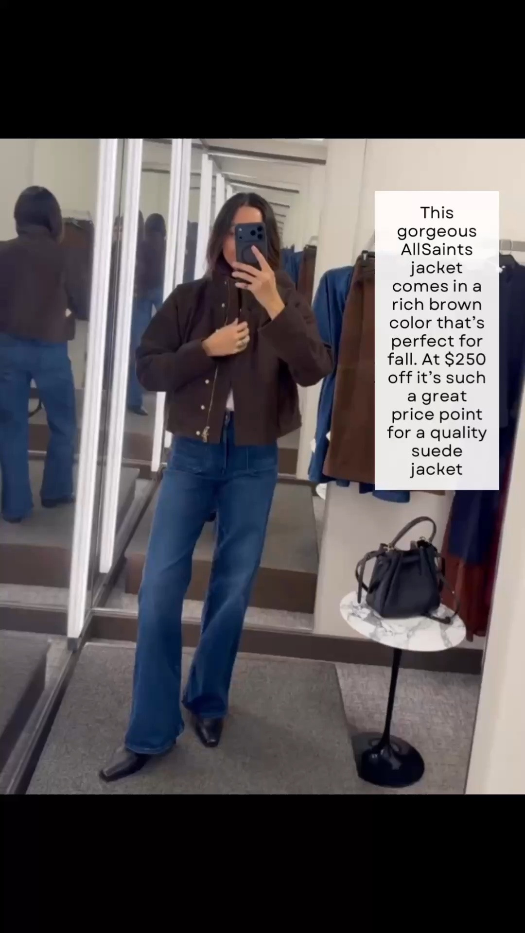 All saints suede jacket — $250 off, a petite-friendly option 

Wearing Madewell Emmy pocket jeans 
Steve Madden defne boots — perfect low-heeled boot 

Nordstrom anniversary sale / nsale / fall jackets / suede jacket / chic style / elevated style

#LTKSaleAlert #LTKootd
