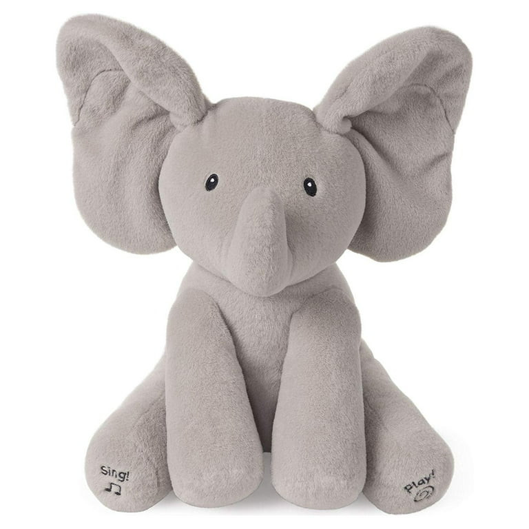 GUND Baby Animated Flappy The Elephant Stuffed Animal Plush, Gray, 12" - Walmart.com | Walmart (US)