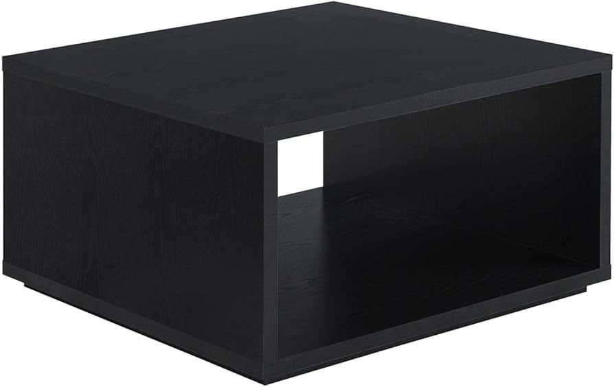 Convenience Concepts Northfield Admiral Square Coffee Table, Black | Amazon (US)