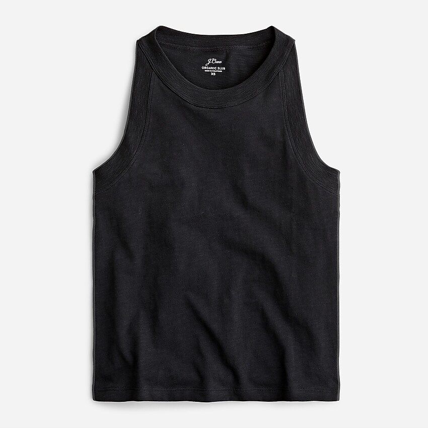 '90s cropped organic slub cotton tank | J.Crew US