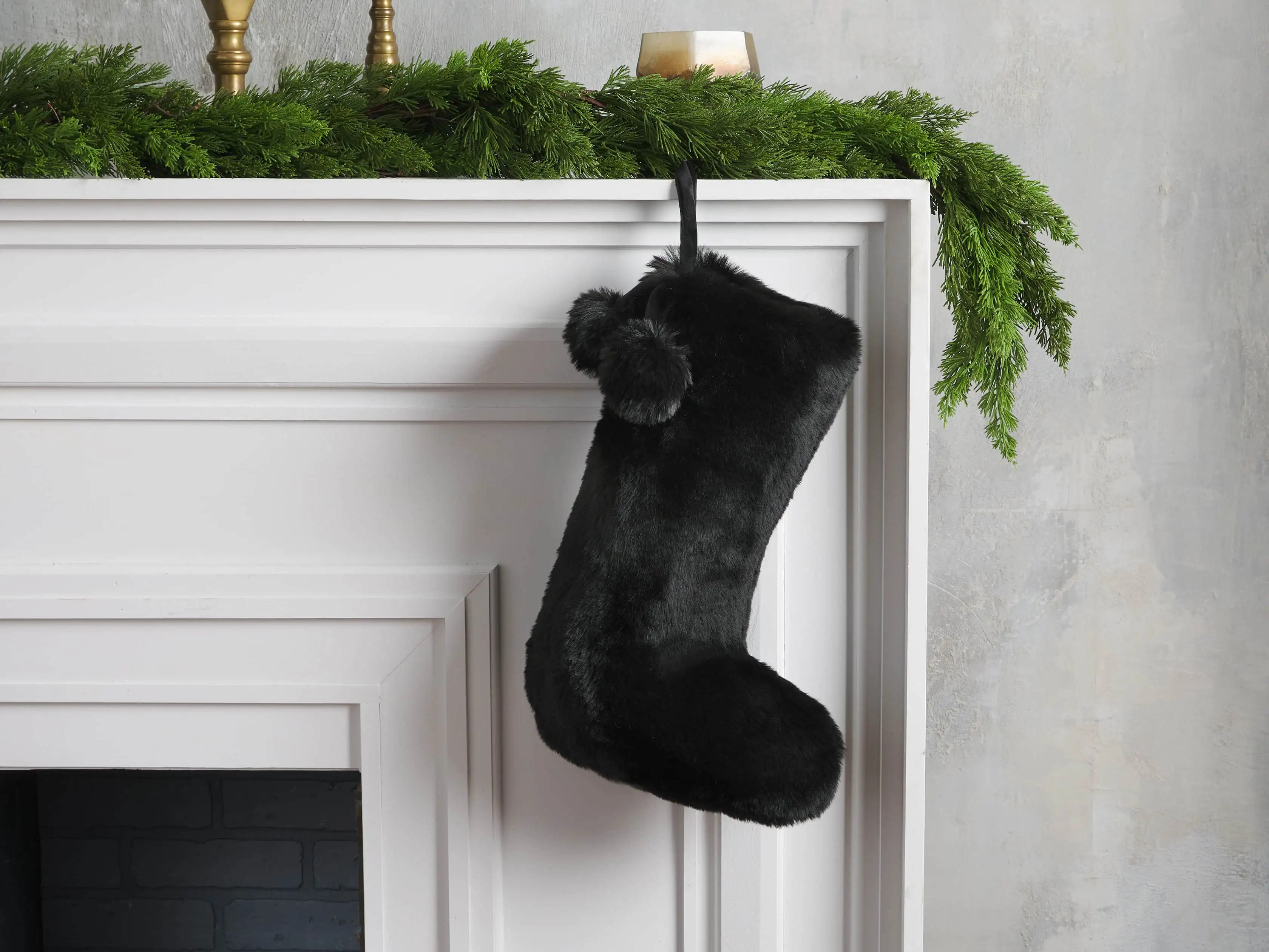 Faux Fur Rabbit Stocking | Arhaus