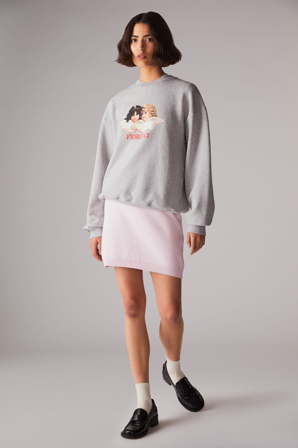 Angels Sweatshirt Grey | Fiorucci | Fiorucci