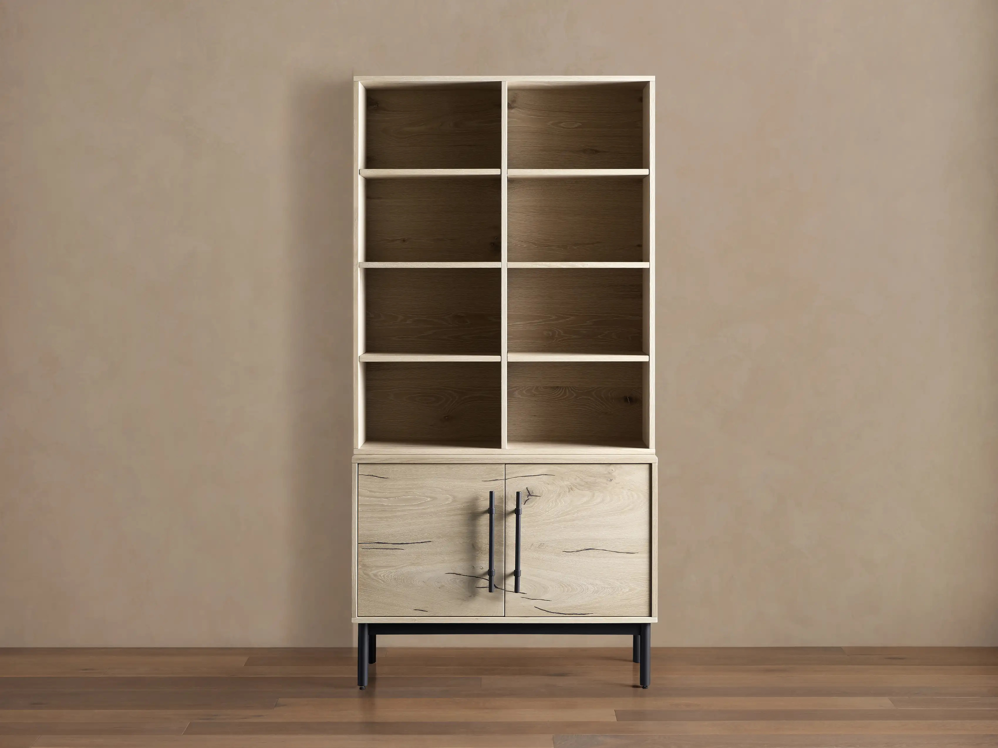 Sullivan Bookcase with Cabinet Base | Arhaus