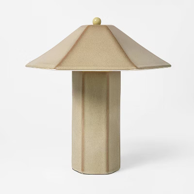 Double Ceramic Table Lamp Tan - Threshold™ designed with Studio McGee | Target