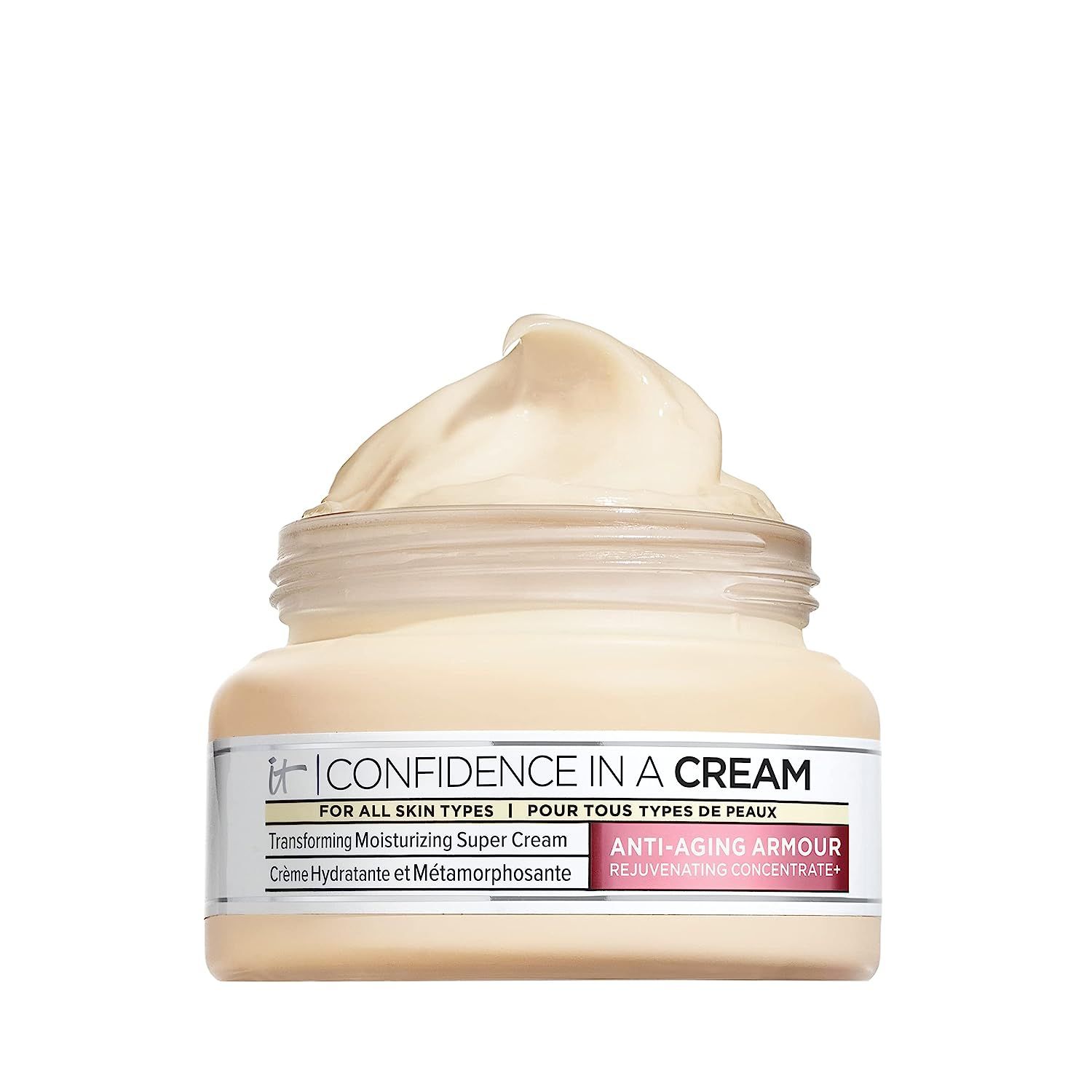 IT Cosmetics Confidence in a Cream Anti Aging Face Moisturizer - Improved Formula - Reverses 10 S... | Amazon (US)