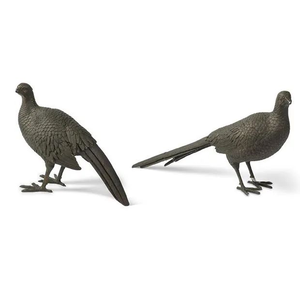 Pretty Pheasant Figurines Set of 2 | Antique Farm House
