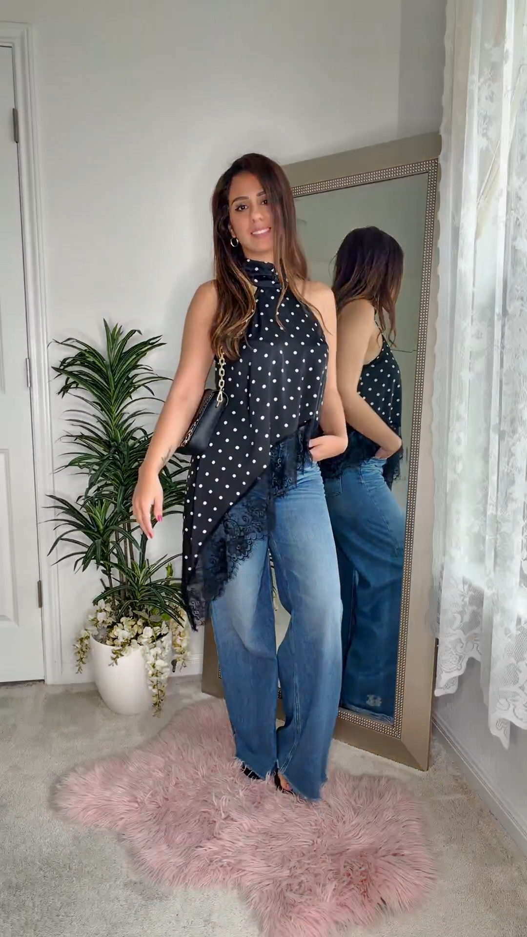This polka dot top is such a feminine upgrade✨✨
 Lightweight, flowy, and instantly makes denim feel more elevated
 Save this for an easy summer outfit you’ll keep repeating 👌

**Linking more options**
 polka dot top summer outfit women amazon fashion finds tiktok shop outfit floral and polka dot trend women outfits 30+ petite outfit ideas casual chic outfit denim outfit women summer styling ideas trendy summer outfits lightweight summer top cute casual outfit everyday outfit inspo modern feminine style effortless outfit ideas affordable fashion finds ltk outfit ideas button down outfit women halter top outfit dressy casual outfit summer wardrobe essentials trendy tops women easy outfit formula comfortable chic outfit minimal chic style style over 30 casual summer outfit fashion inspo women outfit ideas summer

#LTKPetite #LTKgrwm #LTKootd