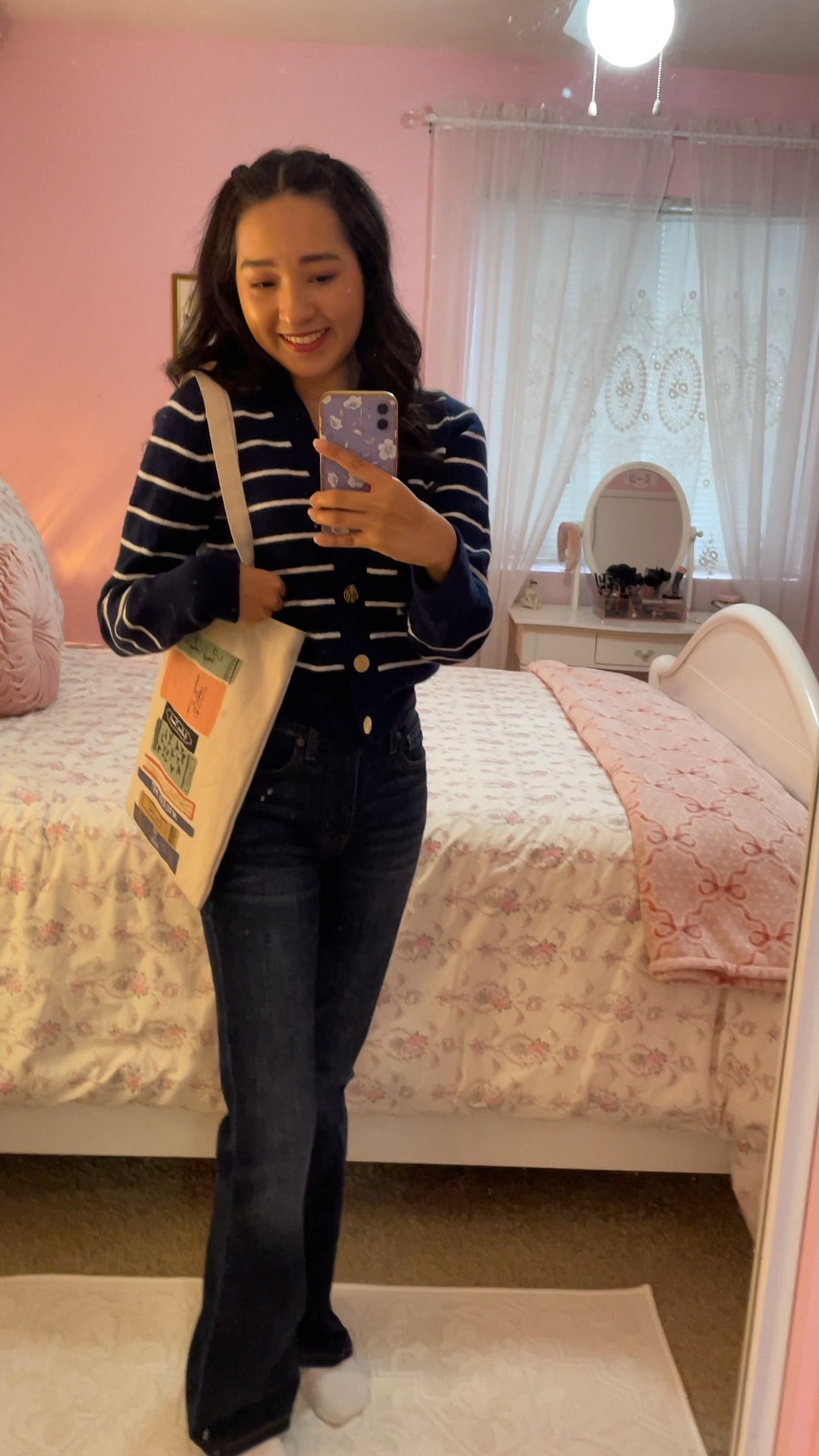 Book shopping outfit 📖 love my Kate spade tote bag 🎀 

Sweater I’m wearing size XS
Jeans I’m wearing size 00

#totebag #katespade #booklover #falloutfit #flarejeans #aeropostale #katespadetote #bookgifts 



#LTKSaleAlert #LTKCyberWeek #LTKGiftGuide
