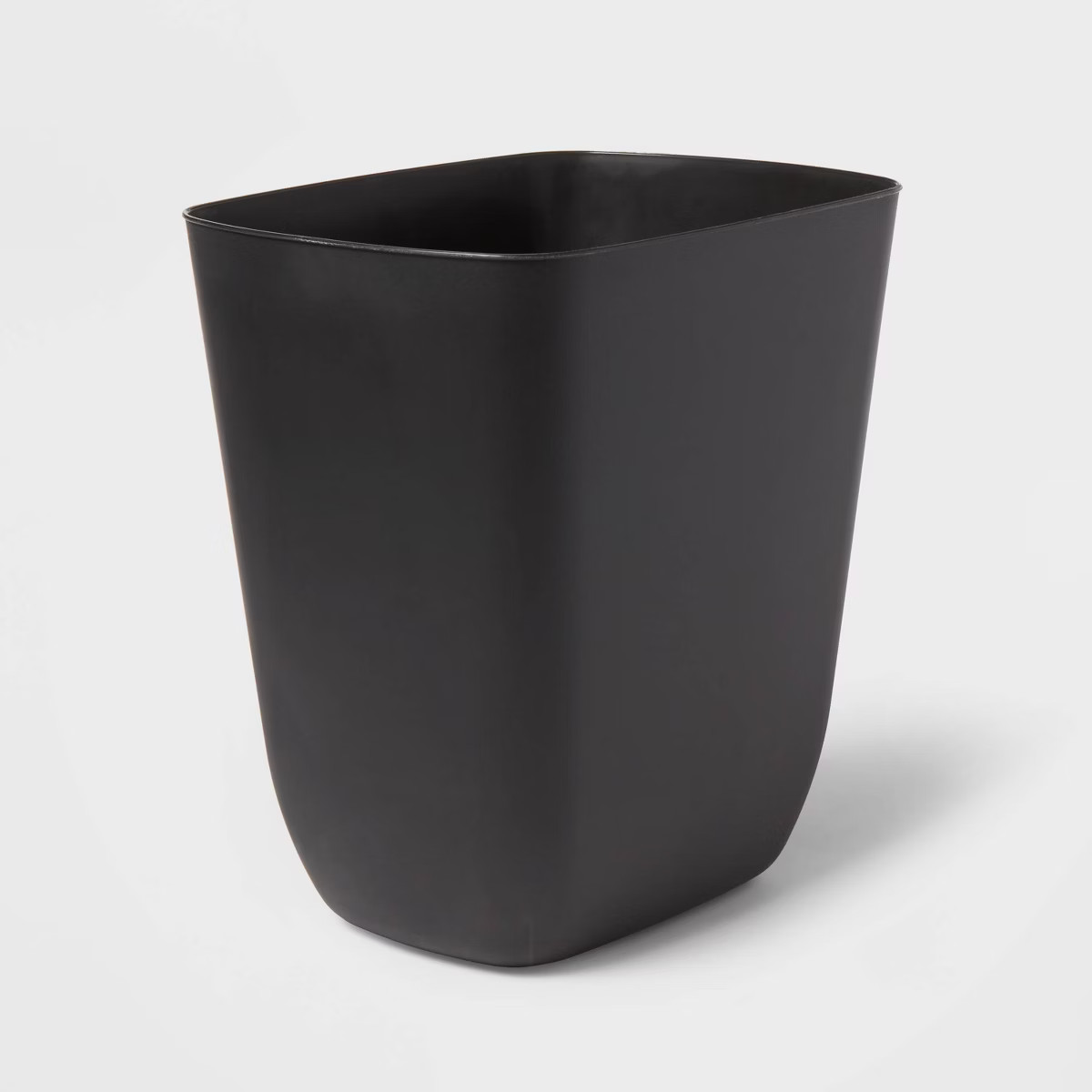 3gal Open Vanity Waste Basket Black - Brightroom™: Compact Matte Plastic Indoor Trash Can, Smal... | Target