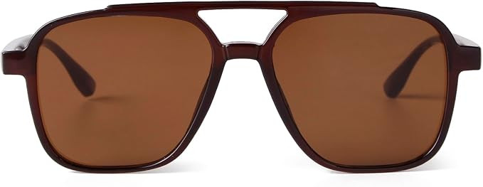 Retro Oversized Aviator Sunglasses for Women Men, Trendy Big 70s Square Sun Glasses Aviators Shad... | Amazon (US)