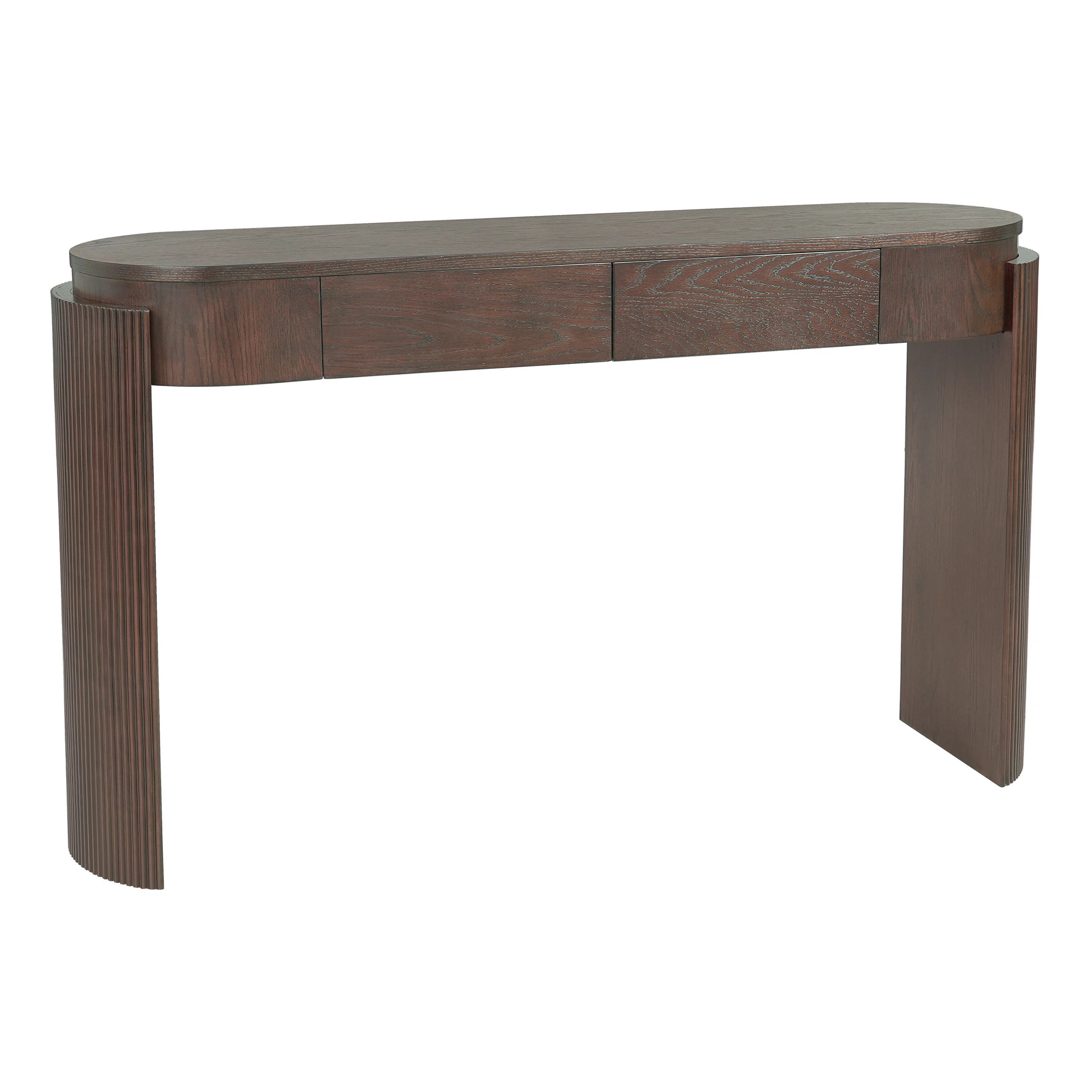 Console Table In Fluted Design With 2 Drawers | Wayfair North America