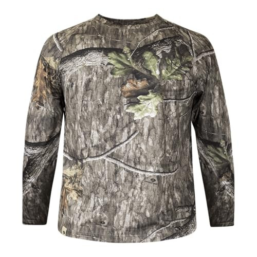 Mossy Oak Camo Hunting Shirts for Men Long Sleeve, X-Large, Country Roots | Amazon (US)