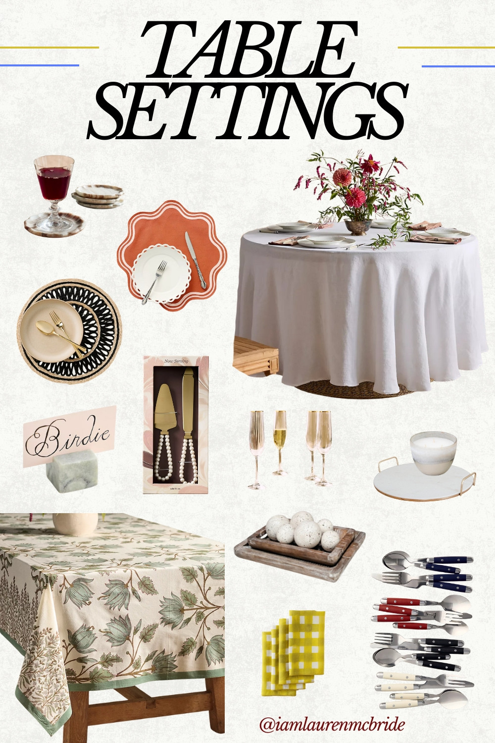 Table setting accessories for creating a beautiful tabslescape!  

 #LTKGiftGuide #LTKHome #LTKFindsUnder50