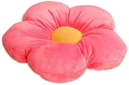 Amazon.com: Butterfly Craze Pink Flower Floor Pillow Seating Cushion - Cute Room Decor for Girls,... | Amazon (US)