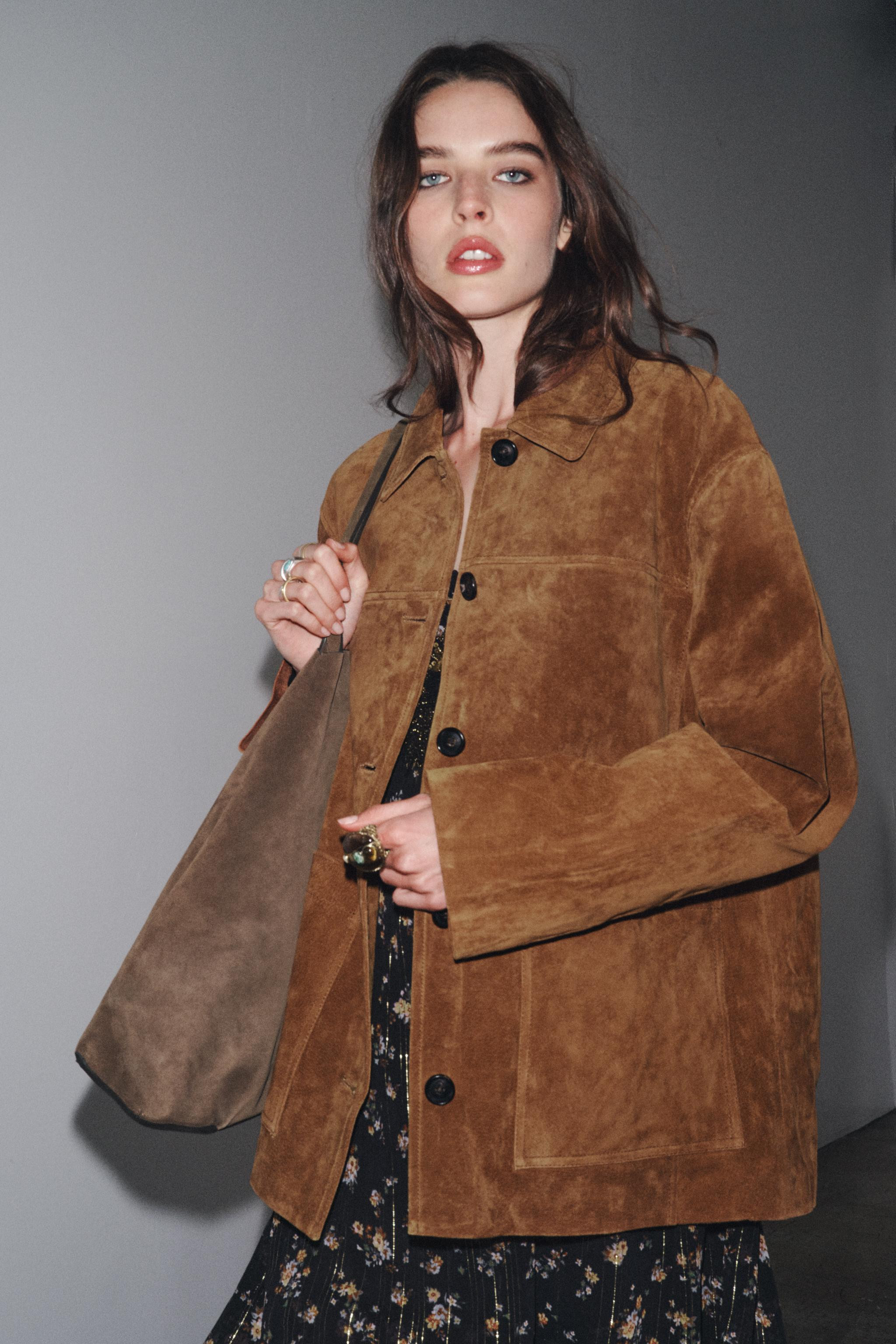 SUEDE LEATHER JACKET ZW COLLECTION LIMITED EDITION | Zara US